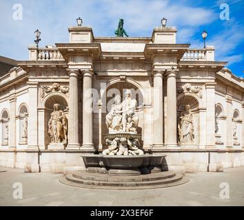 L'Albertina è un museo nella Innere Stadt di Vienna, Austria. Albertina ospita uno dei più grandi centri di stampa in tutto il mondo. Foto Stock