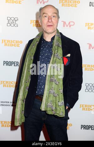 Londra, Regno Unito. 25 aprile 2024. Simon Kunz partecipa alla Jericho Ridge Premiere al Curzon Soho di Soho, Londra. Credito: SOPA Images Limited/Alamy Live News Foto Stock