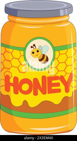 Illustrazione del vettore miele Illustrazione Vettoriale