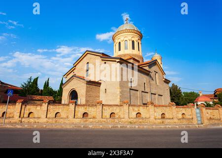 Gori Cattedrale di Santa Maria nel centro storico di Gori. Gori è una città della Georgia orientale, che funge da capitale regionale di Shida Kartli. Foto Stock