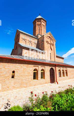 Akhali Shuamta o il complesso del nuovo monastero di Shuamta a Kakheti. Kakheti è una regione della Georgia orientale con Telavi come capitale. Foto Stock