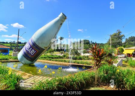 Visita la città di Lambari, famosa per la sua acqua minerale che attrae molti turisti, Minas Gerais Estate, Brasile Foto Stock