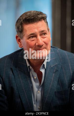 Italia 4 aprile 2024 Tony Hadely - cantante Spandau Ballet and Band Aid - conferenza stampa per il nuovo album The Mood IM in Milano © Andrea Ripamonti / Alam Foto Stock