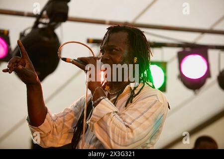 Levi Roots si esibisce al Guilfest 2011 Foto Stock