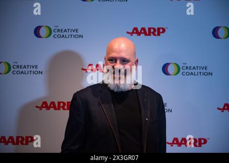 David Cross partecipa alla cena di beneficenza "Right to Bear Arts" della Creative Coalition presso il Madison Hotel a Washington DC il 26 aprile 2024. (Foto di Annabelle Gordon/Sipa USA) credito: SIPA USA/Alamy Live News Foto Stock