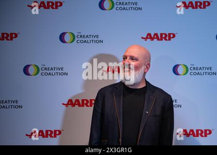 David Cross partecipa alla cena di beneficenza "Right to Bear Arts" della Creative Coalition presso il Madison Hotel a Washington DC il 26 aprile 2024. (Foto di Annabelle Gordon/Sipa USA) credito: SIPA USA/Alamy Live News Foto Stock