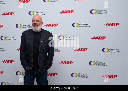 David Cross partecipa alla cena di beneficenza "Right to Bear Arts" della Creative Coalition presso il Madison Hotel a Washington DC il 26 aprile 2024. (Foto di Annabelle Gordon/Sipa USA) credito: SIPA USA/Alamy Live News Foto Stock