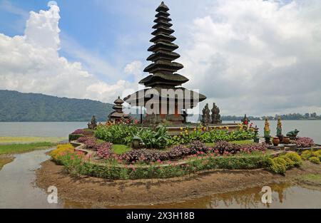 Pura Ulun Dana Bratan, Bali, Indonesia Foto Stock