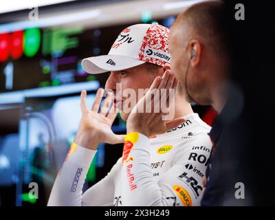 Circuito di Suzuka, 5 aprile 2024: Max Verstappen (NED) della Red Bull durante il Gran Premio di Formula 1 del Giappone 2024. Foto Stock