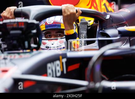 Circuito di Suzuka, 5 aprile 2024: Sergio Perez (mex) della Red Bull Racing durante il Gran Premio di Formula 1 del Giappone 2024. Foto Stock