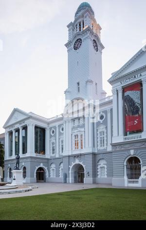 Asia, Singapore, Victoria Theatre e Victoria Memorial Hall Foto Stock