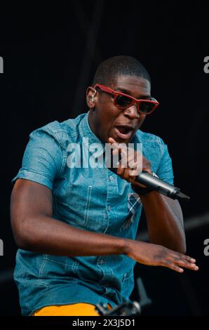 Labrinth, V2012, Hylands Park, Chelmsford, Essex, Regno Unito - 18 agosto 2012 Foto Stock