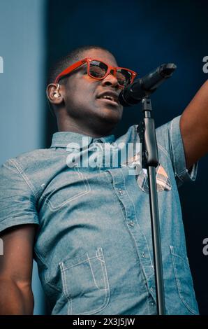 Labrinth, V2012, Hylands Park, Chelmsford, Essex, Regno Unito - 18 agosto 2012 Foto Stock