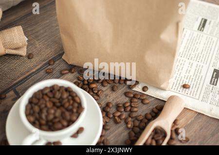 Coffee Visual Brand Identity Mockup Foto Stock