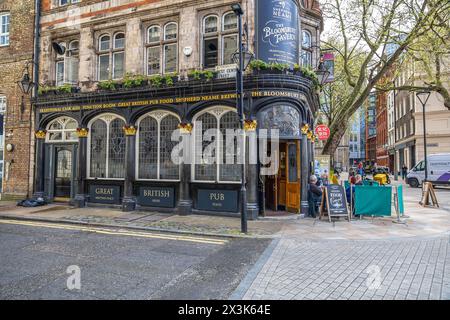 La Bloomsbury Tavern, il pub storico di Londra. Foto Stock