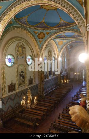 Santiago, Cile - 25 novembre 2023: Cappella dell'Hotel Casa Real presso i vigneti di Santa Rita, Santiago, Foto Stock