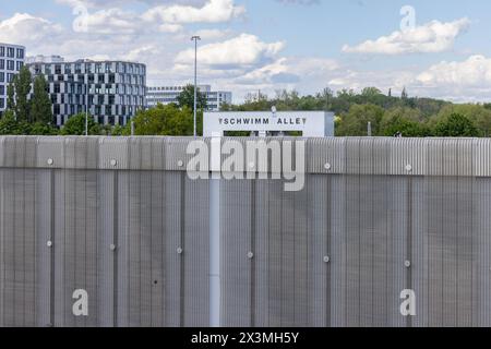 Berlino 135. Deutsche Meisterschaften Schwimmen 2024, Berlin, Tag 3, 27.04.2024 Schwimm- und Sprunghalle im Europasportpark SSE, Berlino 135. Deutsche Meisterschaften Schwimmen 2024, Berlino, 25-28.04.2024 *** Berlin 135 Campionati tedeschi di nuoto 2024, Berlino, 3° giorno, 27 04 2024 sala nuoto e immersioni in Europasportpark SSE , Berlino 135 Campionati tedeschi di nuoto 2024, Berlino, 25 28 04 2024 Copyright: XEibner-Pressefoto/JadrankoxMarjax EP JMC Foto Stock