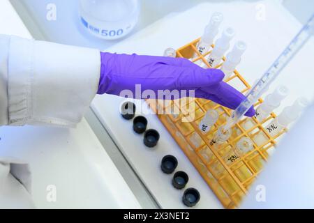 James Hutton Institute Science Laboratory Chemistry Foto Stock
