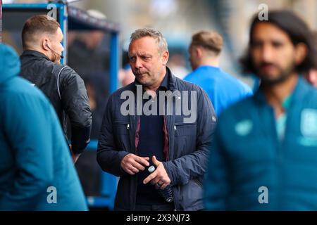 John Smith's Stadium, Huddersfield, Inghilterra - 27 aprile 2024 André Breitenreiter Manager di Huddersfield Town - prima della partita Huddersfield Town contro Birmingham City, Sky Bet Championship, 2023/24, John Smith's Stadium, Huddersfield, Inghilterra - 27 aprile 2024 credito: Mathew Marsden/WhiteRosePhotos/Alamy Live News Foto Stock