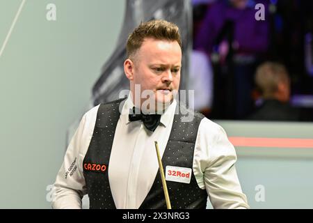 Shaun Murphy, durante i Campionati del mondo di Cazoo 2024 al Crucible Theatre di Sheffield, Regno Unito. 28 aprile 2024. (Foto di Cody Froggatt/News Images) a Sheffield, Regno Unito il 4/28/2024. (Foto di Cody Froggatt/News Images/Sipa USA) credito: SIPA USA/Alamy Live News Foto Stock