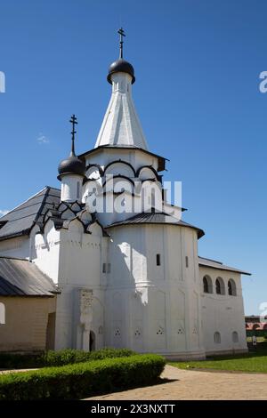 Chiesa del Refettorio dell'assunzione, Monastero del Salvatore di Sant'Eutimio, sito patrimonio dell'umanità dell'UNESCO, Suzdal, Oblast' di Vladimir, Russia Foto Stock