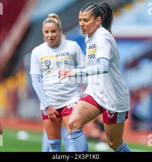 Birmingham, Regno Unito. 28 aprile 2024. Kenza Dali di Aston Villa durante la partita di Barclays fa Women's Super League 1 tra Aston Villa Women e West Ham United Women a Villa Park, Birmingham, Inghilterra, il 28 aprile 2024. Foto di Stuart Leggett. Solo per uso editoriale, licenza richiesta per uso commerciale. Non utilizzare in scommesse, giochi o pubblicazioni di singoli club/campionato/giocatori. Crediti: UK Sports Pics Ltd/Alamy Live News Foto Stock