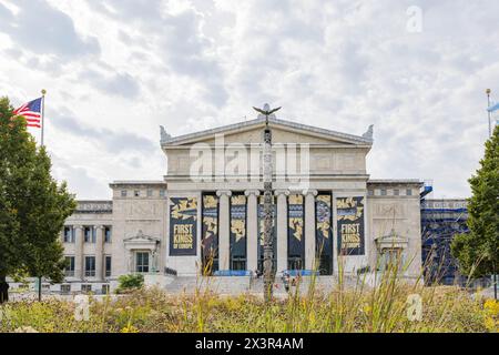 Chicago, 4 ottobre 2023 - Vista panoramica del Field Museum Foto Stock