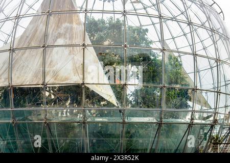 Acquario di Genova. Grande oceanario vicino al porto: Acquari con un ecosistema ricreato, animali d'acqua dolce e marini. Genova, Liguria, Italia 26.04. Foto Stock