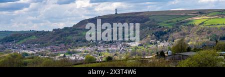 Immagine panoramica della campagna di Edenfield nella Greater Manchester. Foto Stock