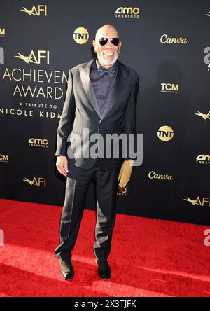 HOLLYWOOD, CALIFORNIA - APRILE 27: Morgan Freeman partecipa al 49° AFI Lifetime Achievement Award Gala Tribute che celebra Nicole Kidman al Dolby Theat Foto Stock