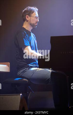 Yaron Herman pianista e compositore jazz franco-israeliano in concerto al 1001 Notes Festival di Limoges. Limoges, Haute-Vienne, Limousin, Nouvelle Aqui Foto Stock