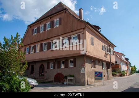 Stadtansichten - Stadtzentrum Neubulach Foto Stock