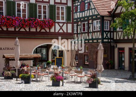 Stadtansichten - Stadtzentrum Neubulach Foto Stock