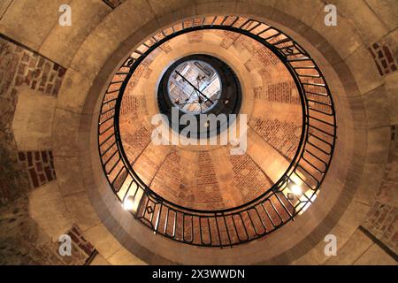 Francia, Hauts de France, dipartimento somme (80), Amiens, campanile Foto Stock