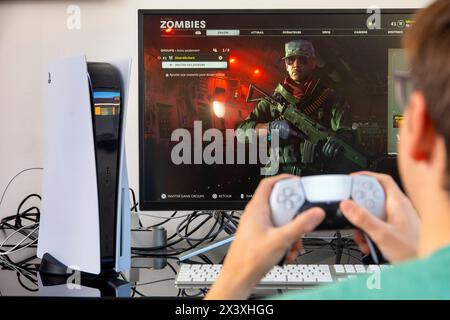 Giochi. PlayStation 5. PS5. Call of Duty Foto Stock