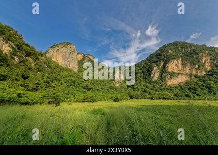 Ban Chai Khao, Thai-Switerzland, Uthai Thani, Thailandia Foto Stock