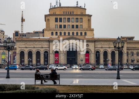 Erevan, Armenia 14 febbraio 2024: Museo di storia dell'Armenia Foto Stock