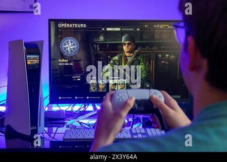 Giochi. PlayStation 5. PS5. Call of Duty Foto Stock