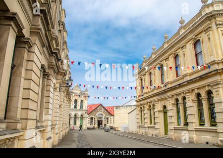 Oamaru nuova Zelanda 23 dicembre 2023: Il quartier generale di Steampunk è una collaborazione artistica e galleria nello storico distretto vittoriano di Oamaru Foto Stock