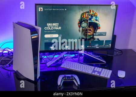 Giochi. PlayStation 5. PS5. Call of Duty Foto Stock