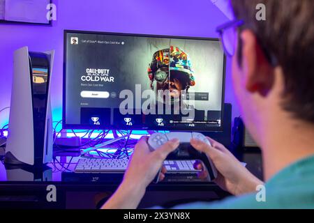 Giochi. PlayStation 5. PS5. Call of Duty Foto Stock