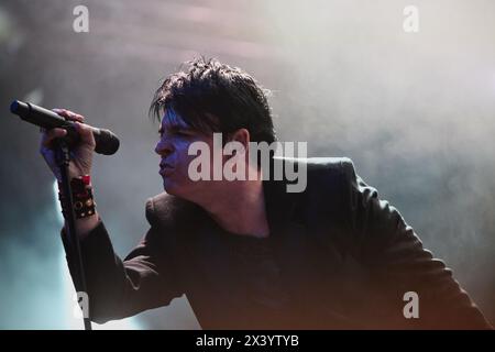 Gary Numan si esibisce al Guilfest 2012 Foto Stock