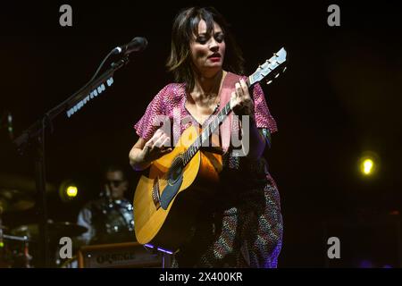 Milano, Italia. 8 settembre 2022. La cantautrice italiana Carmen Consoli si esibisce dal vivo durante un concerto al ponte crediti: NurPhoto SRL/Alamy Live News Foto Stock