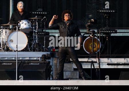 Monza, Italia. 25 luglio 2023. Jake Clemons della e Street band Bruce durante lo Springsteen si esibisce dal vivo all'autodromo di Monza, in Italia, il 25 2023 luglio Credit: NurPhoto SRL/Alamy Live News Foto Stock