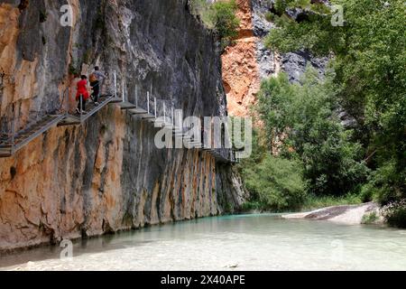 Spagna, Aragona, Provincia di Huesca, Alquezar (sierra de guara) Foto Stock
