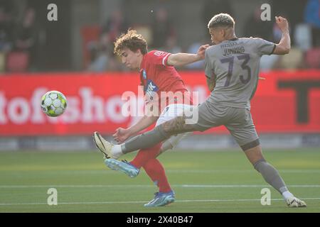 Silkeborg, Danimarca. 29 aprile 2024. Superliga match tra Silkeborg IF e FC Midtjylland al Jysk Park di Silkeborg lunedì 29 aprile 2024. (Foto: Bo Amstrup/Scanpix 2024) credito: Ritzau/Alamy Live News Foto Stock