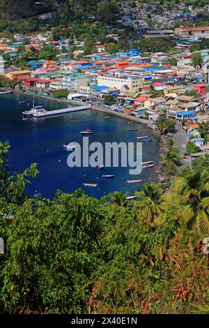 Indie occidentali inglesi, Saint Lucia. Soufriere Foto Stock