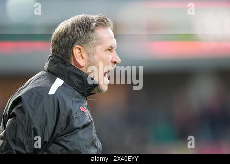 Silkeborg, Danimarca. 29 aprile 2024. Superliga match tra Silkeborg IF e FC Midtjylland al Jysk Park di Silkeborg lunedì 29 aprile 2024. (Foto: Bo Amstrup/Scanpix 2024) credito: Ritzau/Alamy Live News Foto Stock