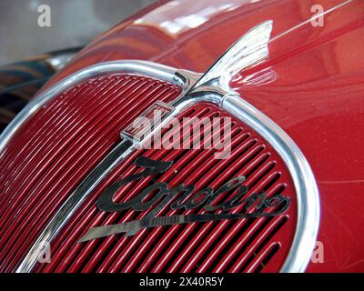 Fiat 500 Una Topolino Cabrio (1937) auto d'epoca, Europa Foto Stock