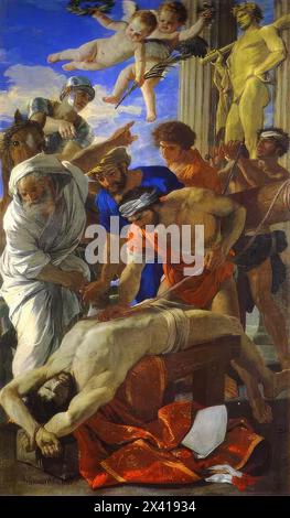 Nicolas Poussin il Martirio di Sant'Erasmo 1628 Foto Stock